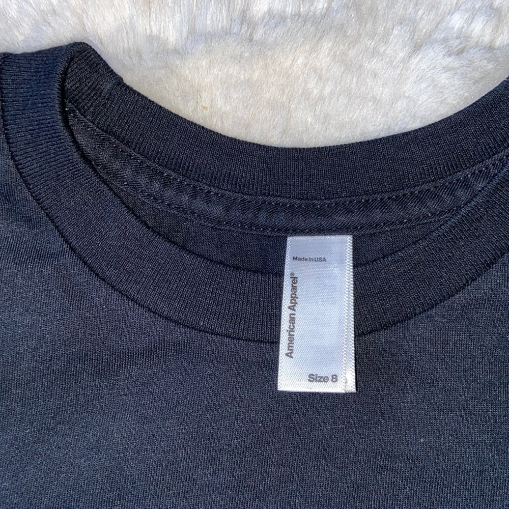 Young One Apparel black graphic tee shirt yeah yeah yeah small shop kids size 8 - Picture 3 of 9